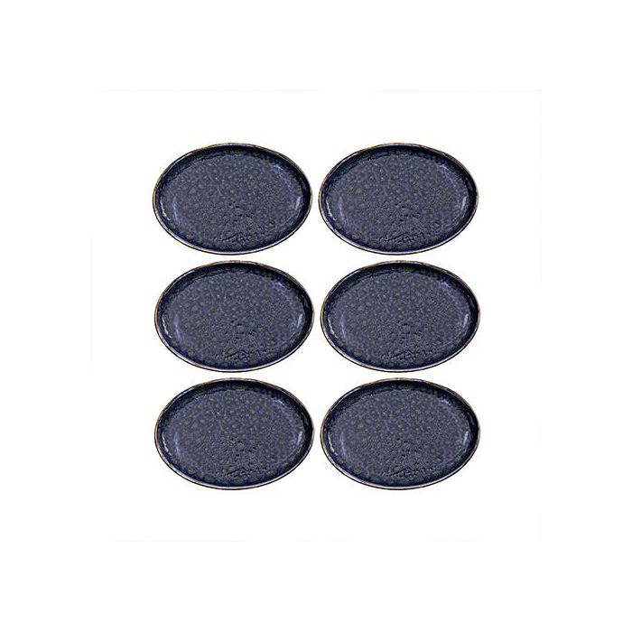 Moon Blue Fuente Oval 23X17 Cm (6 Unidades) 2 Moon Blue Fuente Oval 23X17 Cm (6 Unidades) 2