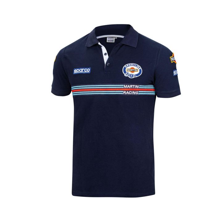 Sparco Polo Martini Racing S01275MRBM3L Talla L Azul Marino