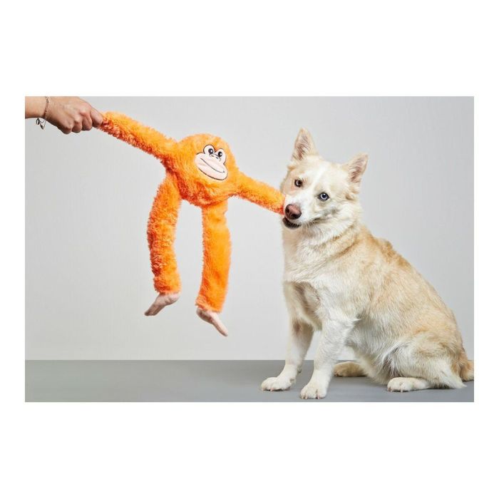 Gloria Mini Kika Peluche Para Perros Mono Naranja Con Sonido