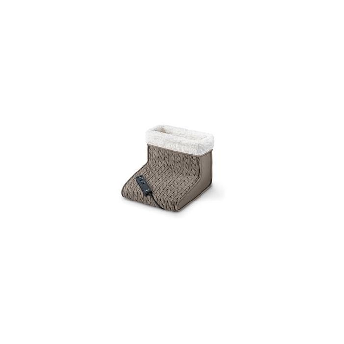 Beurer FWM-45 Calienta Pies con Masaje Relajante y Revitalizante, Tejido Lavable a Mano, Talla Grande