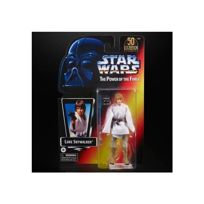 HASBRO Figura Luke Skywalker The Power of the Force Black Series Lucasfilm 50th Anniversary 15cm Articulada con Accesorios