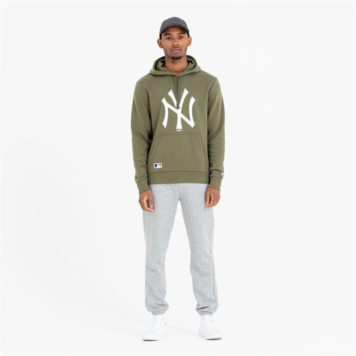 Sudadera con Capucha Hombre New Era Logo Team NYY Verde 4
