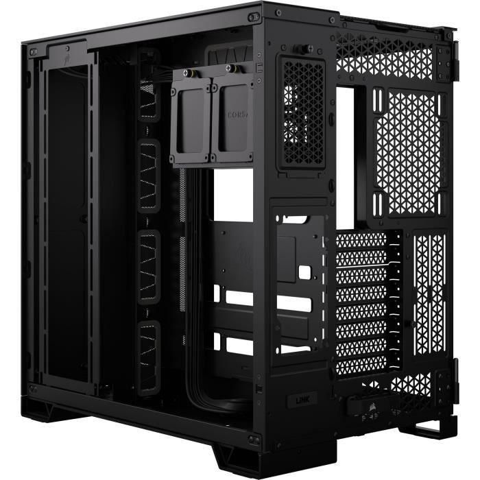 Corsair COR0840006664710 Caja PC Super Mid-Tower 6500D Airflow Doble Cámara Negro 1 Corsair COR0840006664710 Caja PC Super Mid-Tower 6500D Airflow Doble Cámara Negro 1