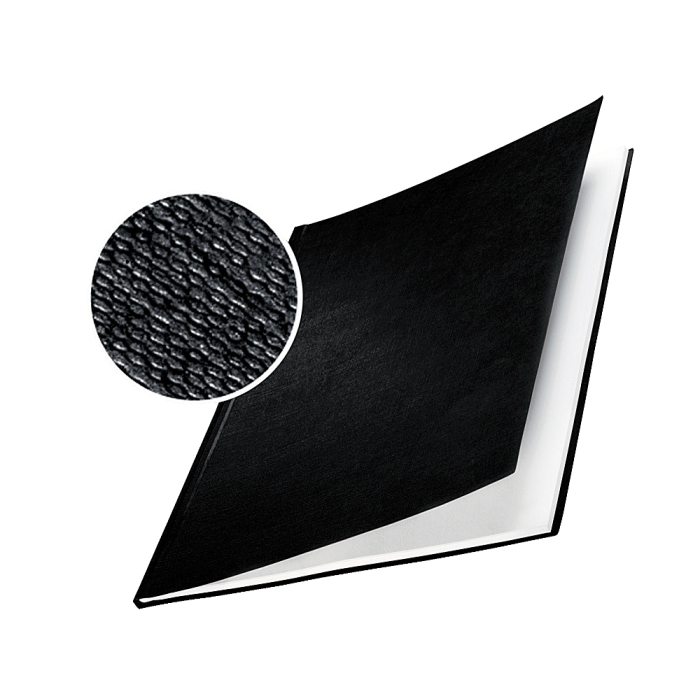 Leitz Tapa Encuadernacion Channel Rigida 35560 Negra Lomo AA Capacidad 10/35 Hojas Din A4 Carton 1