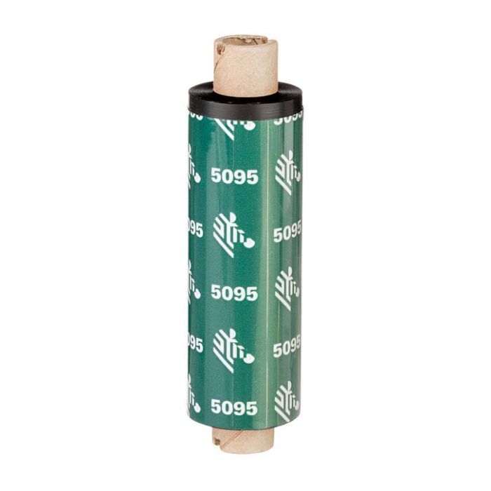 Zebra 5095 Cinta de Resina 110mm x 74m, 12 Rollos por Caja para Impresoras de Escritorio Zebra 5095 Cinta de Resina 110mm x 74m, 12 Rollos por Caja para Impresoras de Escritorio