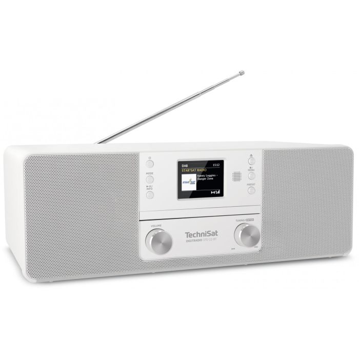 TechniSat DigitRadio 370 CD BT Radio Digital con CD y Bluetooth, Color Blanco 1 TechniSat DigitRadio 370 CD BT Radio Digital con CD y Bluetooth, Color Blanco 1
