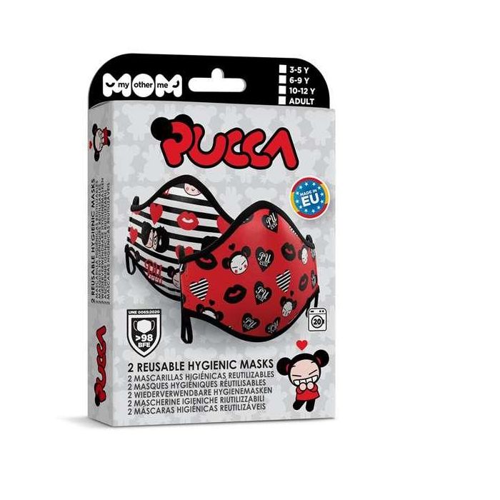 Pucca premium higienic mask 10-12 y Pucca premium higienic mask 10-12 y