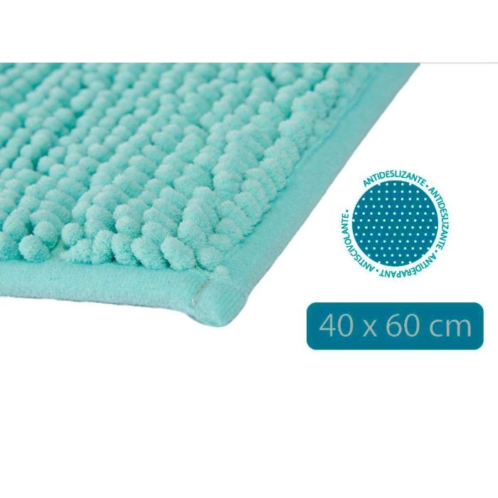 Alfombra Baño Jade Azul 40X60Cm Berilo (12 Unidades) 3 Alfombra Baño Jade Azul 40X60Cm Berilo (12 Unidades) 3
