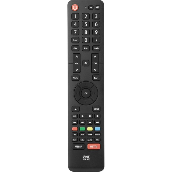 One For All URC1916 Mando a distancia universal para televisores Hisense, 100% compatible, no necesita programación, Negro 6 One For All URC1916 Mando a distancia universal para televisores Hisense, 100% compatible, no necesita programación, Negro 6