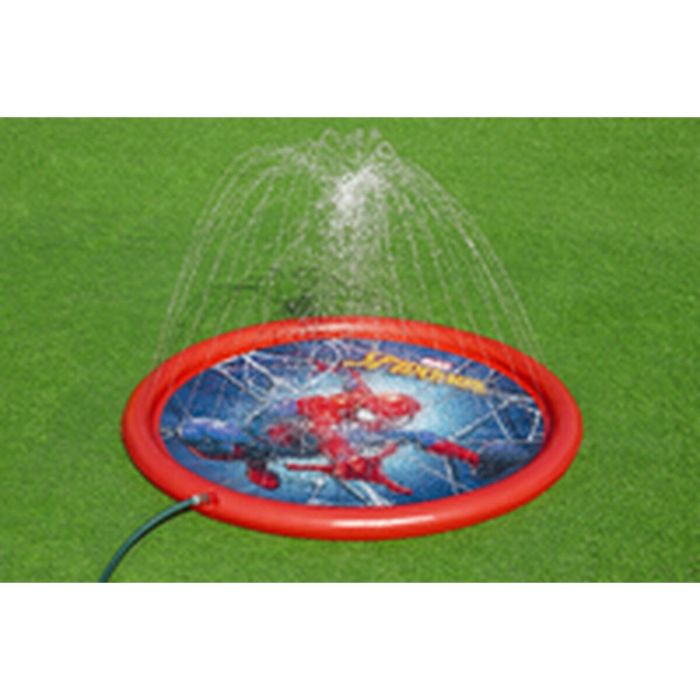 Bestway Piscina Hinchable con Aspersor Spiderman D165 cm +2 Años Jardin 98792 10