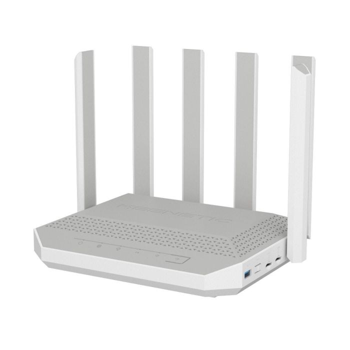 Router Keenetic KN-4110-01-EU Blanco Gris USB 2.0 Ethernet LAN Wi-Fi 6 GHz 1
