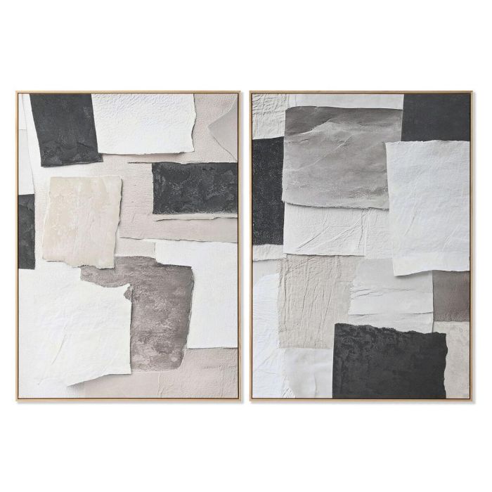 Cuadro Item Home DKD Home Decor Beige Blanco 4.3 x 143 x 103 cm (2 Unidades) Cuadro Item Home DKD Home Decor Beige Blanco 4.3 x 143 x 103 cm (2 Unidades)