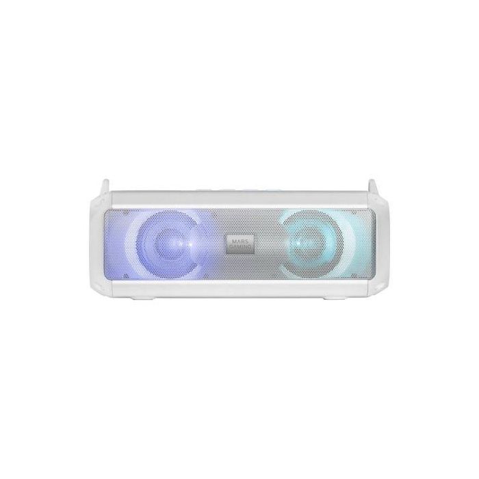Mars Gaming MSB-XT Altavoz Portátil 2en1 Barra de Sonido Bluetooth 20W con RGB, 4 Drivers, 8h Autonomía Blanca 1 Mars Gaming MSB-XT Altavoz Portátil 2en1 Barra de Sonido Bluetooth 20W con RGB, 4 Drivers, 8h Autonomía Blanca 1