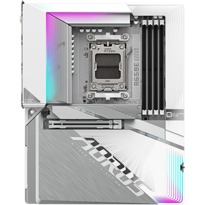GIGABYTE B650E AORUS STEALTH ICE Placa Base AM5/DDR5/ATX para AMD Ryzen 7000/8000/9000 con WiFi 7, PCIe 5.0 1 GIGABYTE B650E AORUS STEALTH ICE Placa Base AM5/DDR5/ATX para AMD Ryzen 7000/8000/9000 con WiFi 7, PCIe 5.0 1