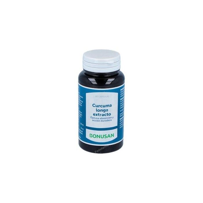 Bonusan Cúrcuma Longa Extracto 60 cápsulas, con CurcuWIN™ para articulaciones, 50mg curcuminoides