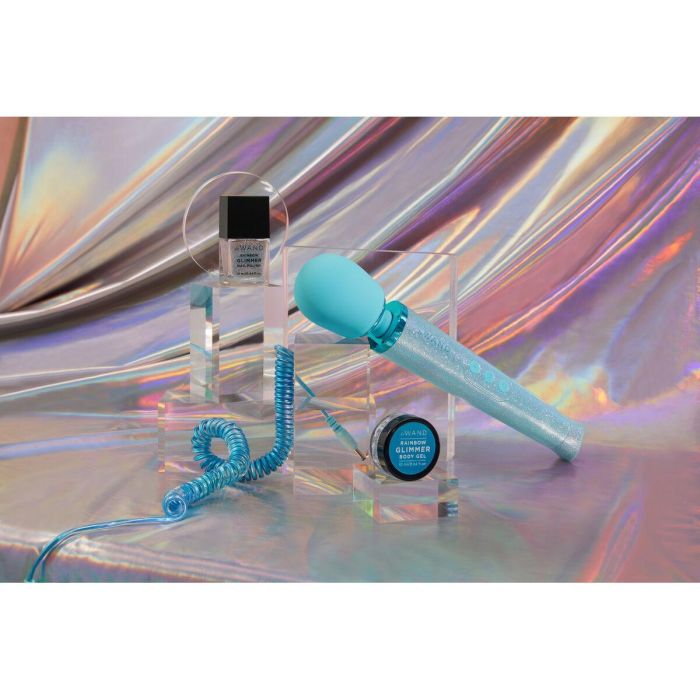 Vibrador Le Wand All That Glimmers Set Azul Pastel 15 Vibrador Le Wand All That Glimmers Set Azul Pastel 15