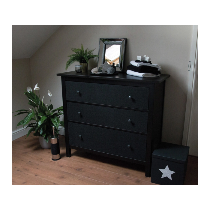 D-c-fix Rollo Adhesivo Negro Metal Brillo para Manualidades y Hogar 45 cm Ancho x 1.5 mt Largo 2