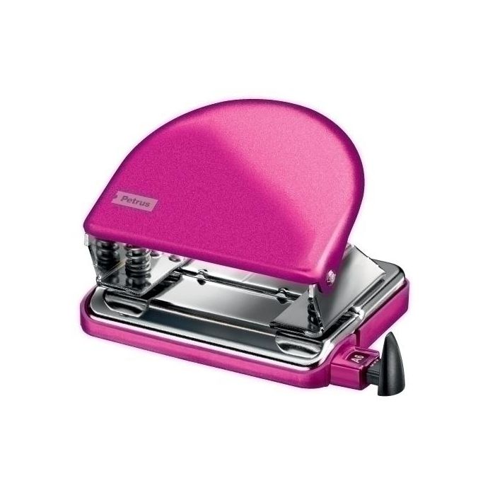 Taladro 2 Punzones Petrus 52 Wow (20H) Rosa Metalizado