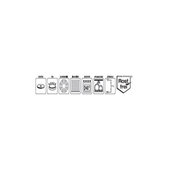 Catering - GSW - RIGO - 26 cm - 10 L - Inducción - Acero inoxidable 1