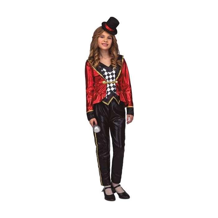 Disfraz maestra de ceremonias talla 5-6 años (chaqueta con chaleco, pantalón y tocado) 1 Disfraz maestra de ceremonias talla 5-6 años (chaqueta con chaleco, pantalón y tocado) 1