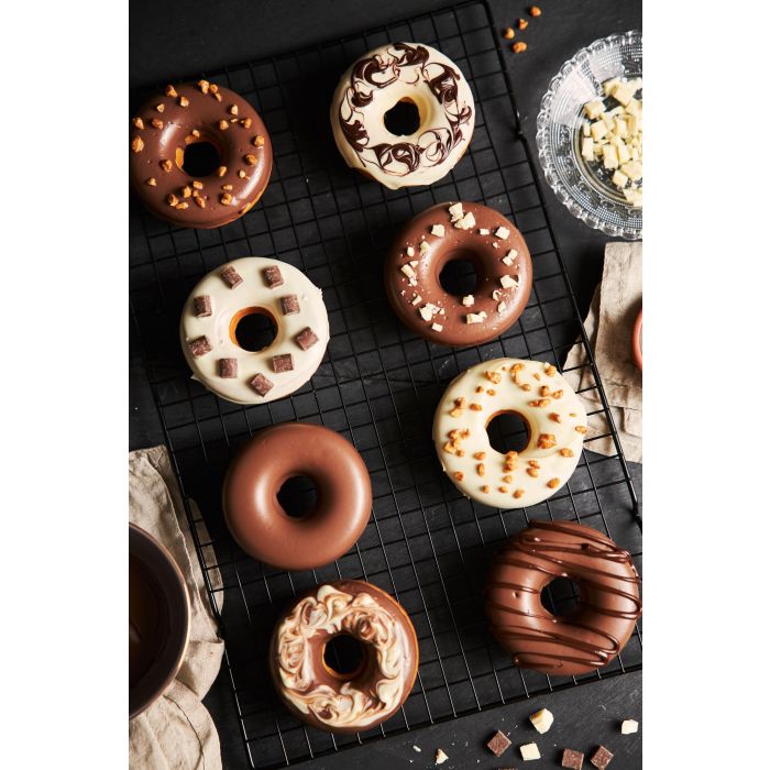 Molde para rosquillas de acero, 10 cm - Quttin (24 Unidades) 2 Molde para rosquillas de acero, 10 cm - Quttin (24 Unidades) 2