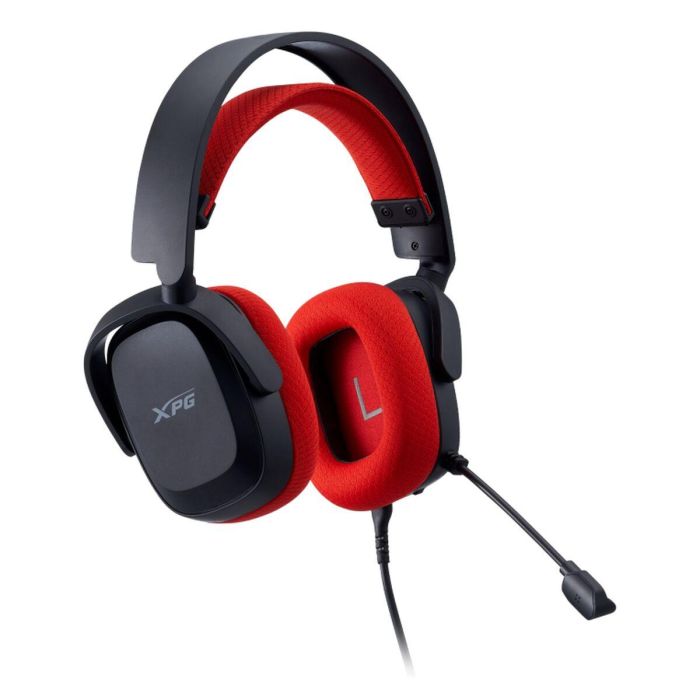 XPG PRECOG STUDIO Auriculares Diadema Gaming Alámbricos USB-C Jack 3.5mm Sonido Balanceado Inmersivo Multiplataforma Negro Rojo 5