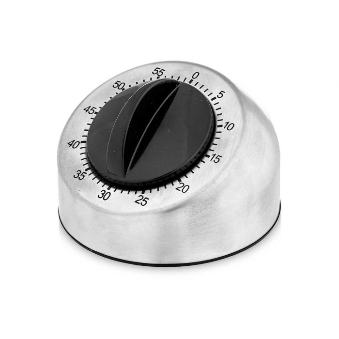 Temporizador Cocina Ruleta Acero Kinvara 8X6CM (12 Unidades) 1 Temporizador Cocina Ruleta Acero Kinvara 8X6CM (12 Unidades) 1