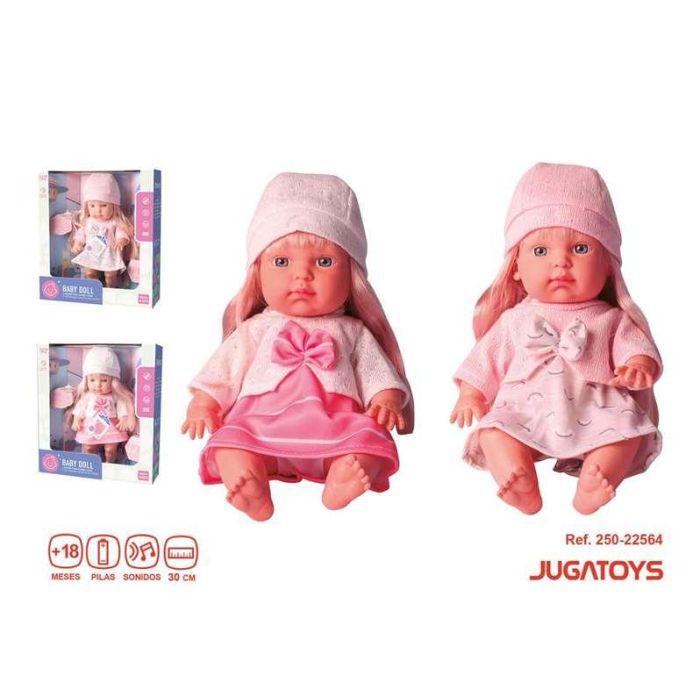 Muñeca baby doll con sonidos 30cm - modelos surtidos 2 Muñeca baby doll con sonidos 30cm - modelos surtidos 2