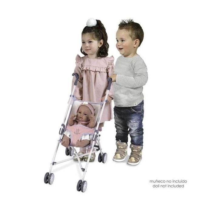 Silla de muñeca plegable - rosa - para muñecas de hasta 48 cm. 1 Silla de muñeca plegable - rosa - para muñecas de hasta 48 cm. 1