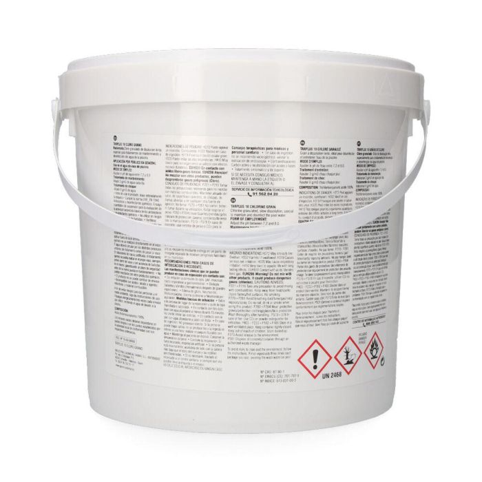 Edm Cloro granulado 5kg para mantenimiento y desinfección de piscinas 2 Edm Cloro granulado 5kg para mantenimiento y desinfección de piscinas 2