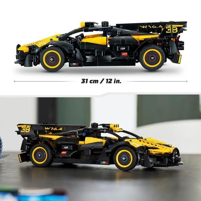 LEGO Technic 42151 El auto de carreras Bugatti, el juguete del automóvil, la carrera, el modelo para construir 5 LEGO Technic 42151 El auto de carreras Bugatti, el juguete del automóvil, la carrera, el modelo para construir 5