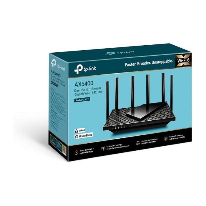 TP-Link Archer AX5400 Router Wi-Fi 6 Dual-Band Gigabit Ethernet Negro 3
