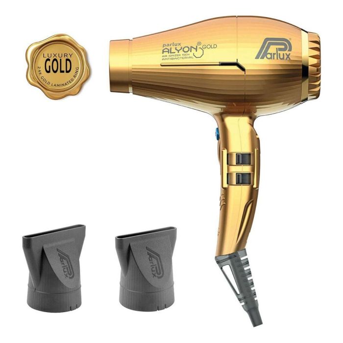 Parlux Alyon Secador de Pelo Profesional 2250W, Motor Larga Duración, 2 Vel/4 Temp, Golpe Frío, Ligero y Ergonómico, Color Oro 4 Parlux Alyon Secador de Pelo Profesional 2250W, Motor Larga Duración, 2 Vel/4 Temp, Golpe Frío, Ligero y Ergonómico, Color Oro 4