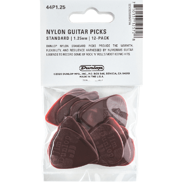 Pack 12 Púas Nylon Standard - 1,25 Mm 4 Pack 12 Púas Nylon Standard - 1,25 Mm 4