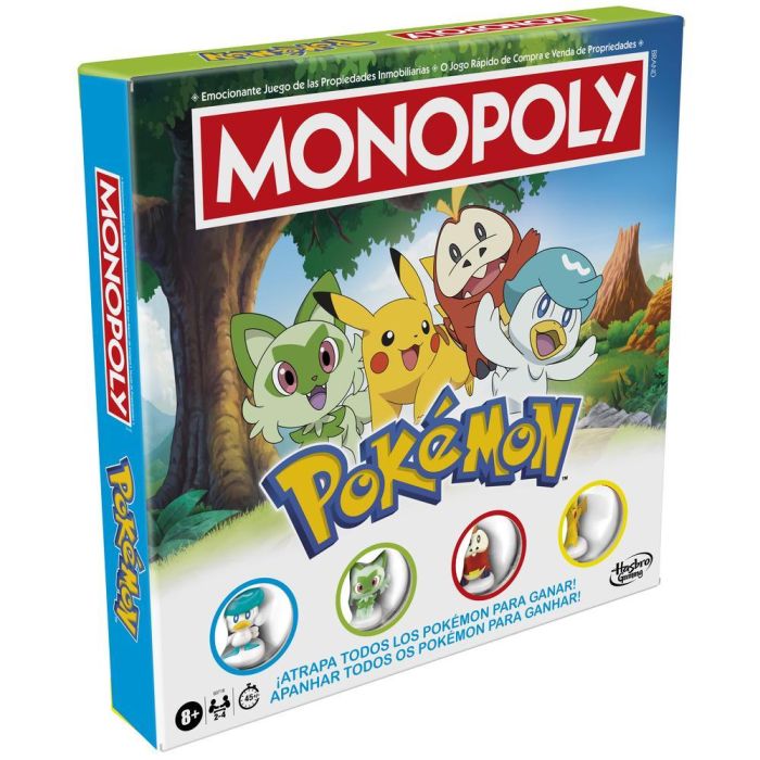 Monopoly G0716 Edición Pokemon, Juego de Mesa de Estrategia para Entrenadores, con Licencia Oficial Hasbro, Idioma Español, Edad +8 años Monopoly G0716 Edición Pokemon, Juego de Mesa de Estrategia para Entrenadores, con Licencia Oficial Hasbro, Idioma Español, Edad +8 años