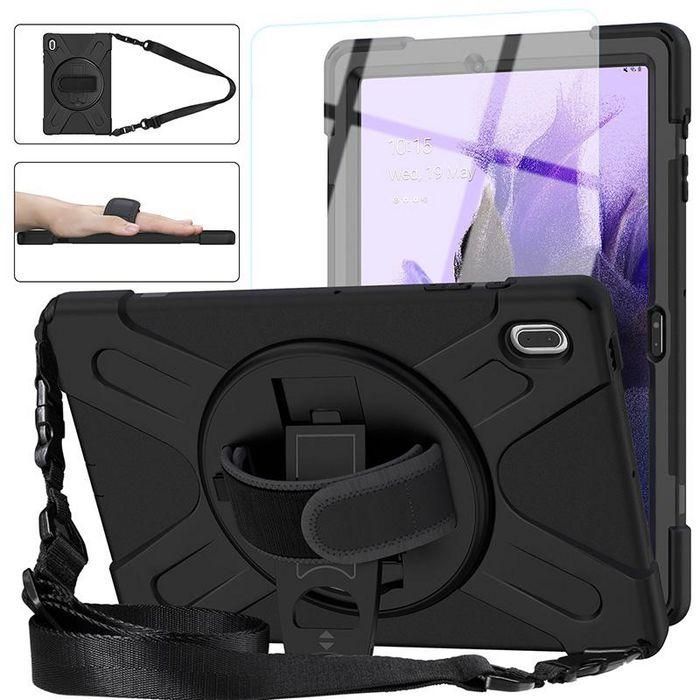 eSTUFF Galaxy Tab S10+ / S9 FE+ / S9+ /S8+ /S7 FE /S7+ AUSTIN Defender Case without built-in screen protector - Black 3 eSTUFF Galaxy Tab S10+ / S9 FE+ / S9+ /S8+ /S7 FE /S7+ AUSTIN Defender Case without built-in screen protector - Black 3