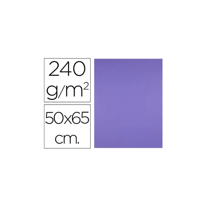 Liderpapel Cartulina 50x65 cm 240 g/m2 Violeta para Dibujo y Manualidades 0 Liderpapel Cartulina 50x65 cm 240 g/m2 Violeta para Dibujo y Manualidades 0