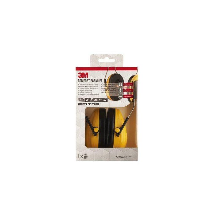 Cascos Orejeras Acolchadas con Diadema Proteccion Auditiva Peltor Optime H510A-1 Snr-27Db Amarillo 3M 7100334982 4