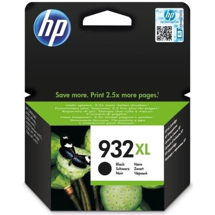 HP 932XL High Yield Black Original Ink Cartridge cartucho de tinta 1 pieza(s) Alto rendimiento (XL) HP 932XL High Yield Black Original Ink Cartridge cartucho de tinta 1 pieza(s) Alto rendimiento (XL)