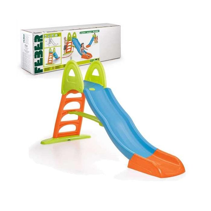 Tobogan super mega XXL plegable con agua 242x131,5x96cm 8