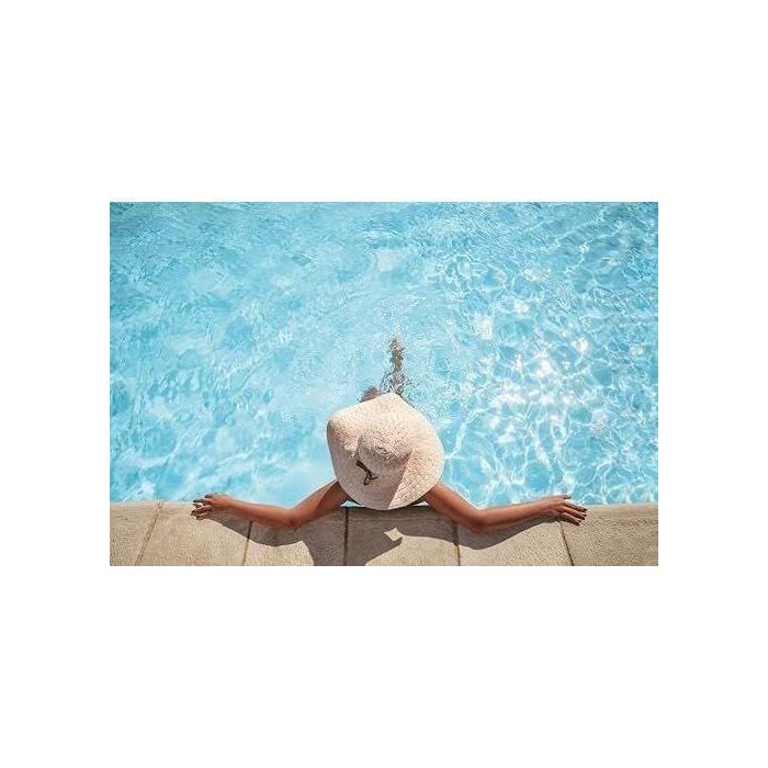 Bsi BSI5420046644931 Flotador y Termómetro para Piscina Azul/Blanco de Plástico 20x17x25cm 3