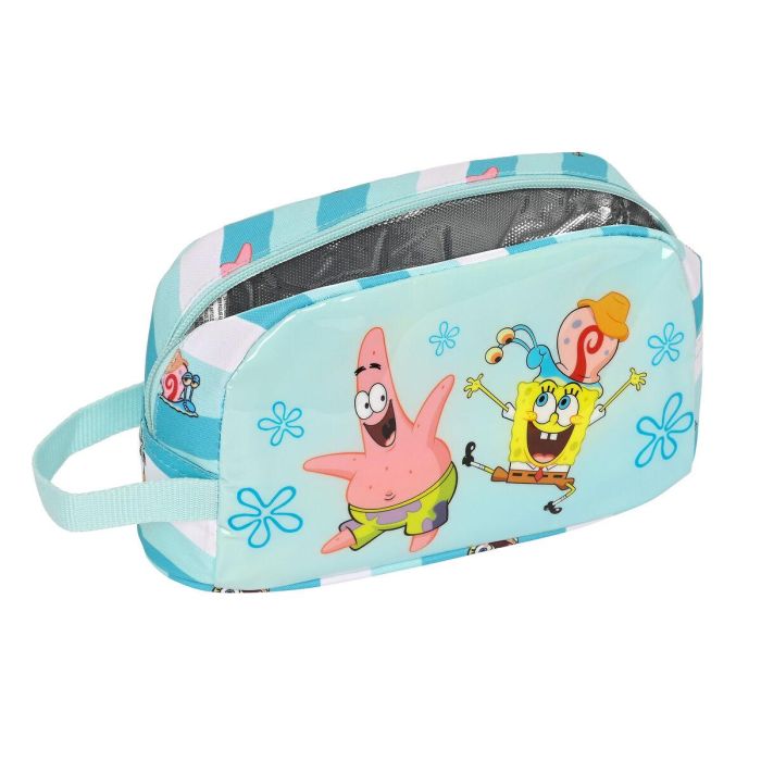 Portameriendas Térmico Spongebob Stay positive Azul Blanco (21.5 x 12 x 6.5 cm) 2 Portameriendas Térmico Spongebob Stay positive Azul Blanco (21.5 x 12 x 6.5 cm) 2