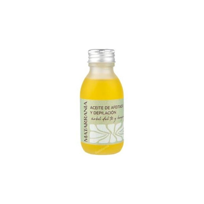 Matarrania Aceite de Afeitado 100% BIO para Hombre - Pre-Afeitado, After Shave, Piel Sensible, Calmante, Hidratante, Vegano 100ml