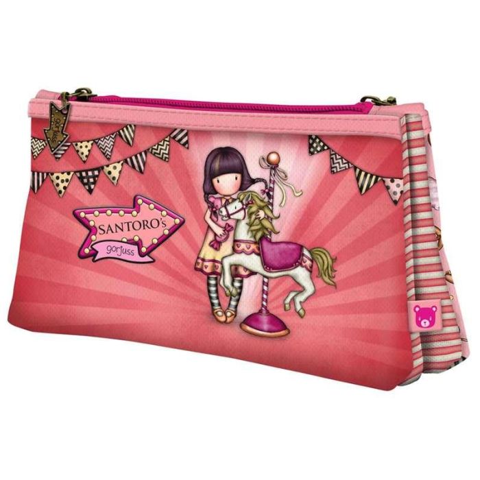 Cartera Escolar Safta Gorjuss Fairground Neceser Pequeño Doble 215x115x50 mm Cartera Escolar Safta Gorjuss Fairground Neceser Pequeño Doble 215x115x50 mm