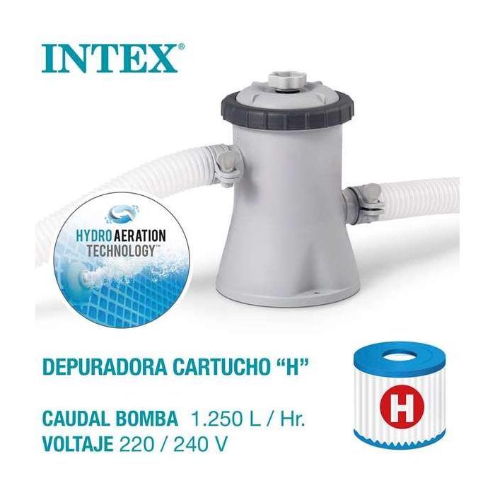 Piscina Hinchable Intex 28108NP 1942 L 244 x 61 x 244 cm 1