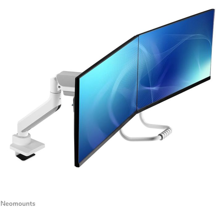 Newstar FPMA-D700D Soporte de mesa Full Motion para dos monitores planos 17-32 pulgadas 2x 8KG Blanco 4