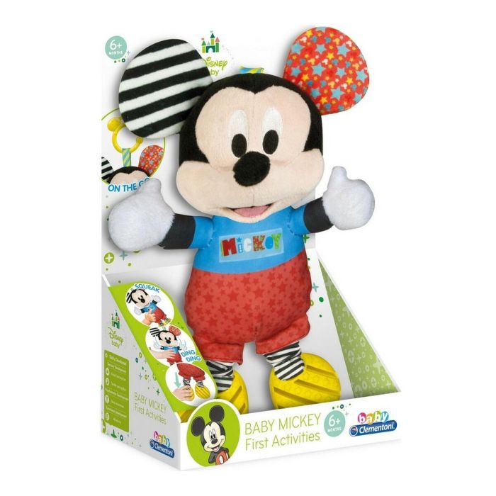 Sonajero mickey peluche texturas con mordedor 18x28x11 cm 2 Sonajero mickey peluche texturas con mordedor 18x28x11 cm 2
