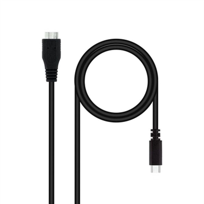 Cable USB a micro USB NANOCABLE 10.01.1201-BK