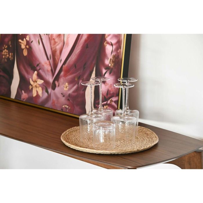 Vaso Basicos DKD Home Decor Transparente 8.4 x 9 x 8.4 cm Set de 6 3