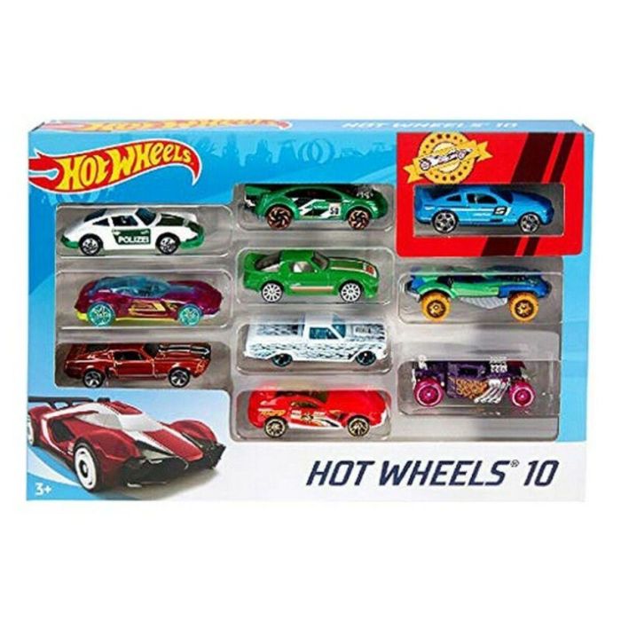 Hot Wheels Set de 10 autos - Modelo aleatorio 1